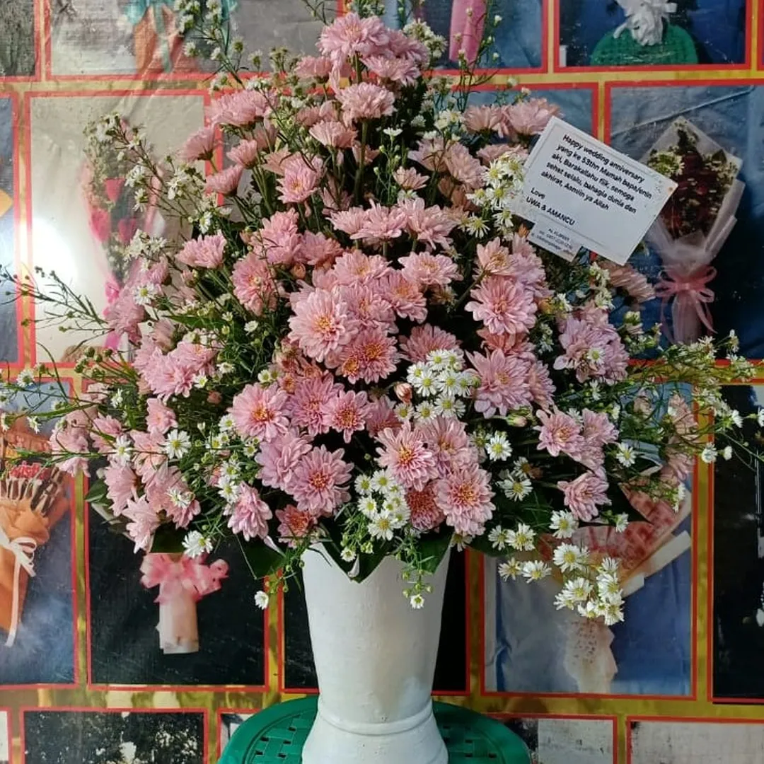 Rangkaian Bunga Meja 4